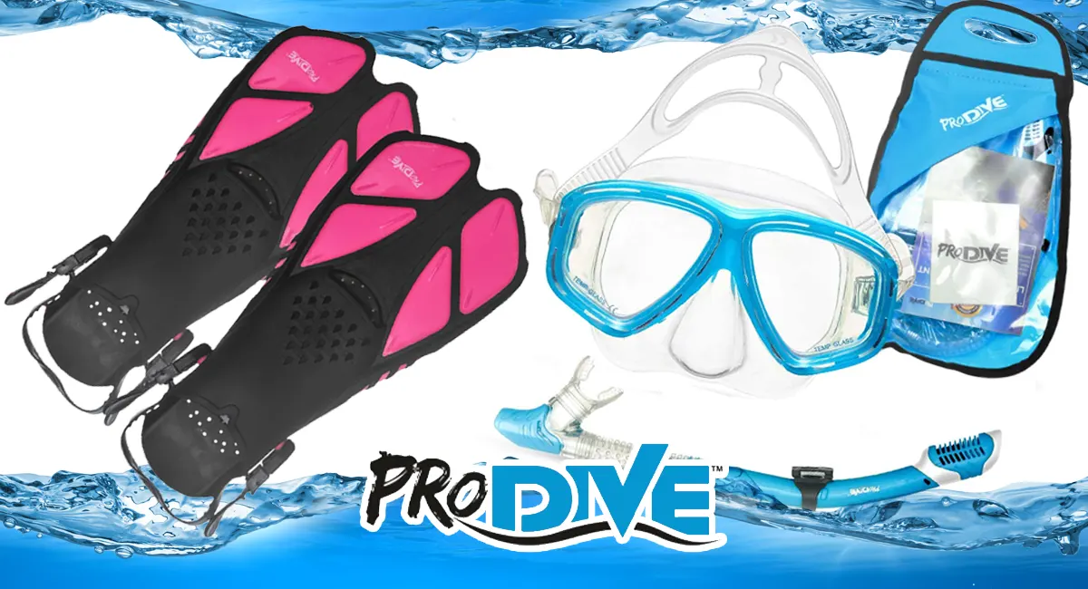 ProDIve Snorkels and Fins