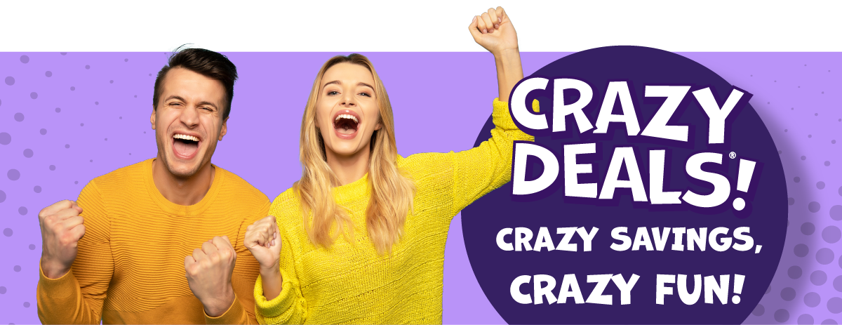 Crazy Deals excitement banner