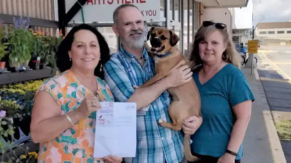 Store 120 - Cranston, RI, donates to Small Dog Rescue of New England.