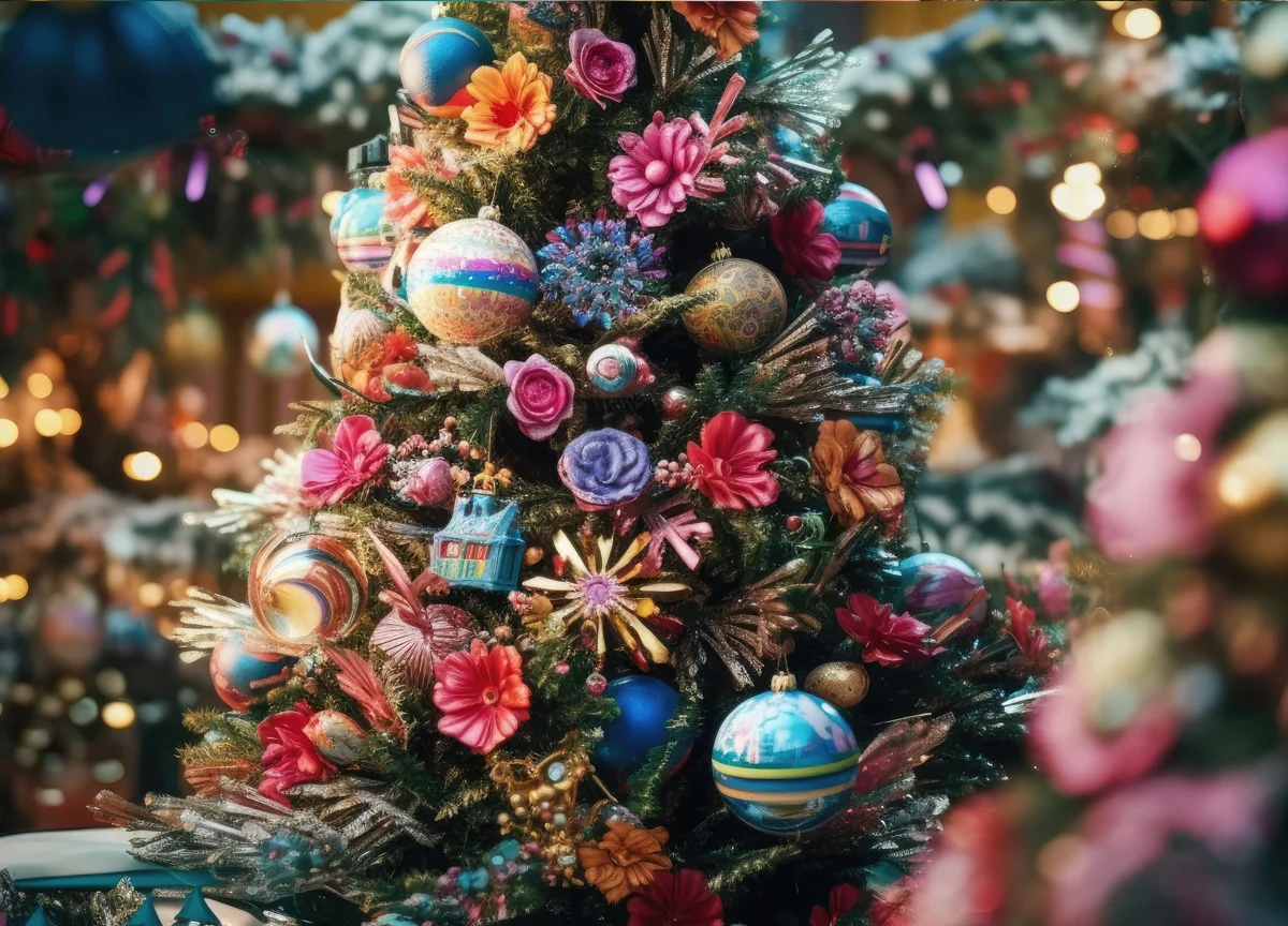 Fairy themed Christmas tree decorations.