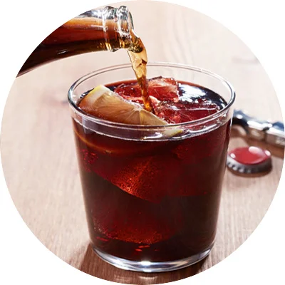 Spiced wine and coke.