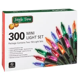 SKU 287993 - Jingle Time Multi-Colored 300 Mini Light Set