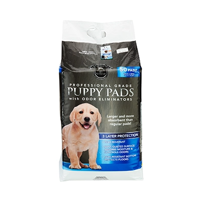 24"x24" Puppy Pads with Odor Eliminators, 50 Count