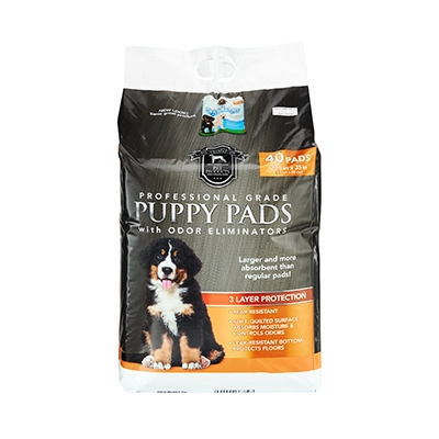 Huntington Pet Products Professional Grade 27.5" x 35" Puppy Pads with Odor Eliminators, 40 Count