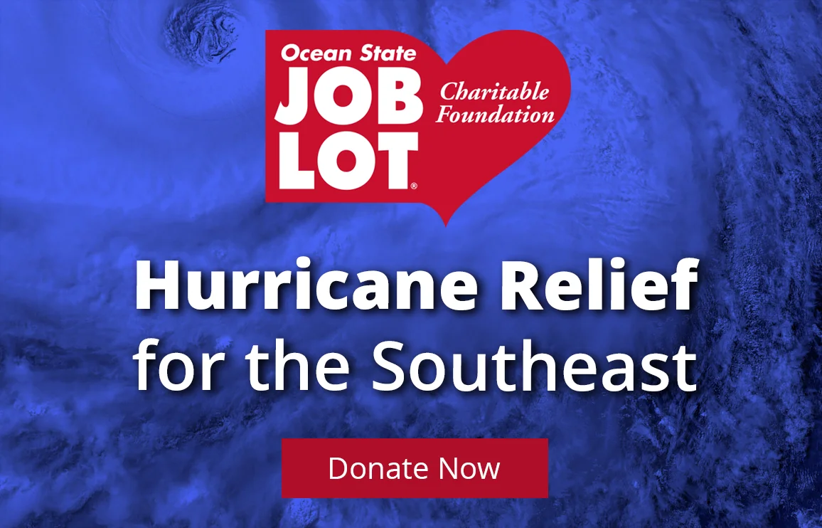 Hero image for Ocean State Job Lot Hurricane Relief efforts.