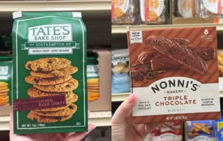 Tate's Bake Shop Cookies and Nonni's Bakery Biscotti