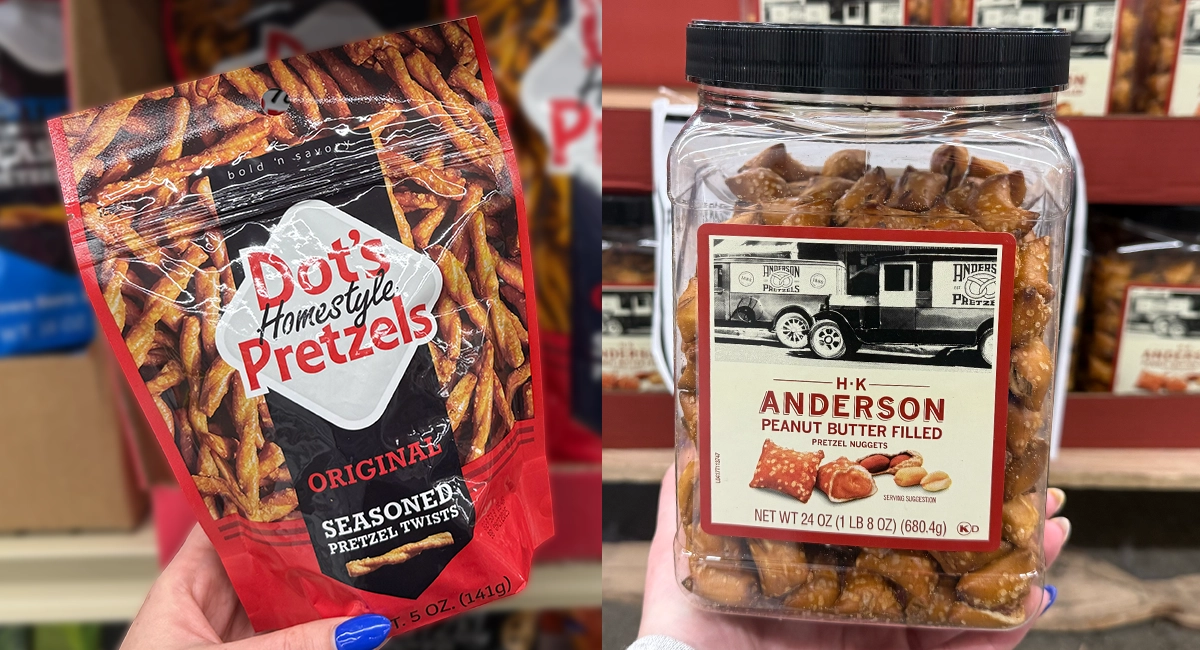 Dot's Homestyle Pretzles and Dot's Homestyle Pretzels