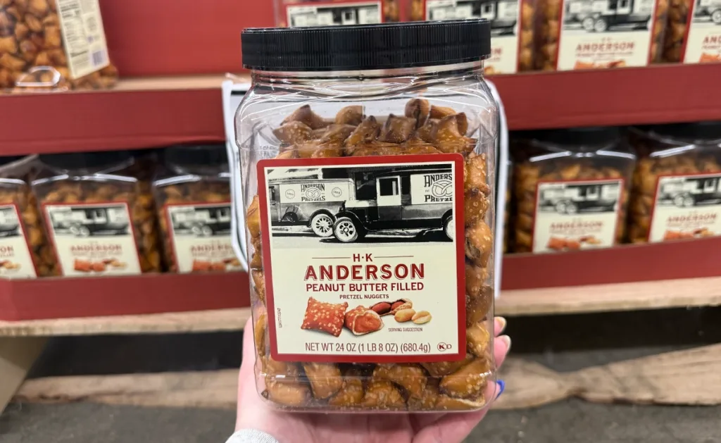 HK Anderson Peanut Butter Filled Pretzel Nuggets