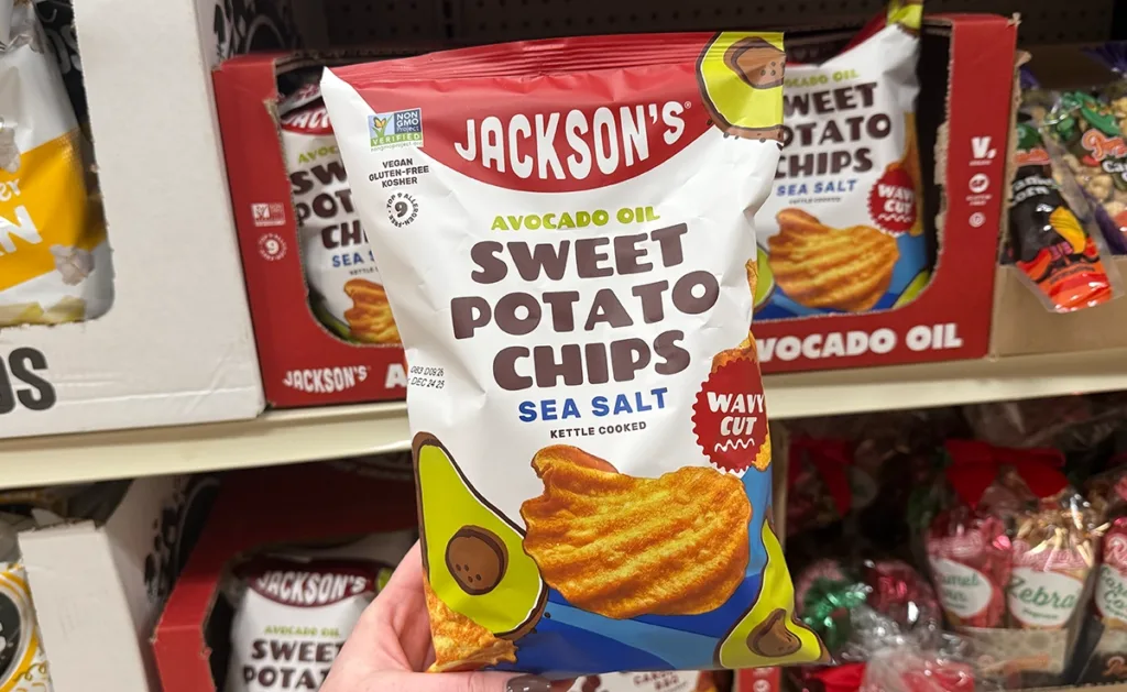 Jackson's Sweet Potato Chips in regular flavor