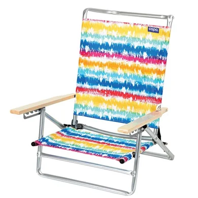 5-Position Copa Lay Flat Aluminum Beach Chair - SKU: 223701