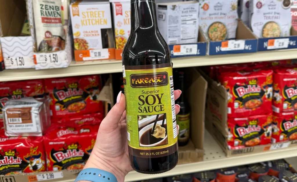 Far East soy sauce.