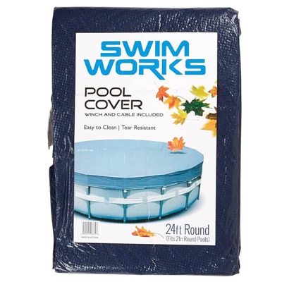 SwimWorks Round Winter Pool Cover 24”