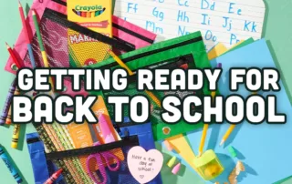 Getting Ready For Back To School