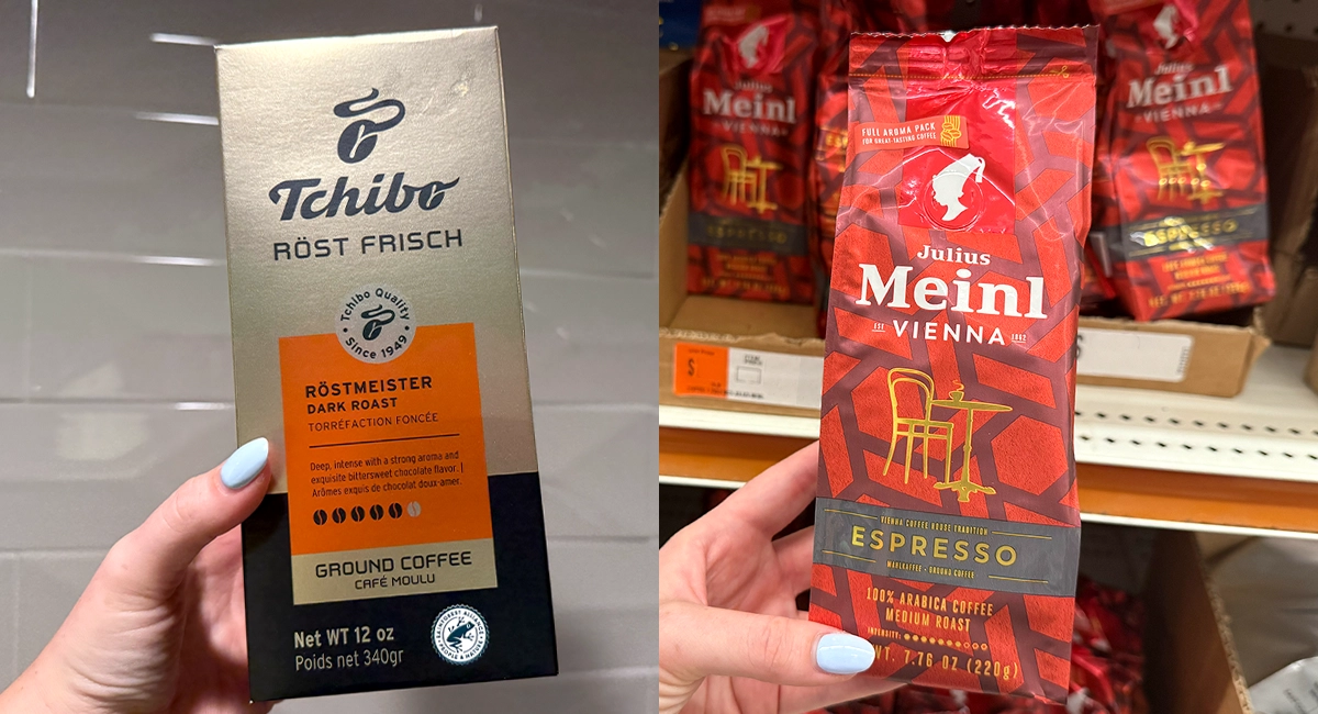 Tchibo and Meinl coffee