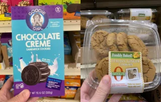 Goodie Girl and Ozioli's cookies at Ocean State Job Lot