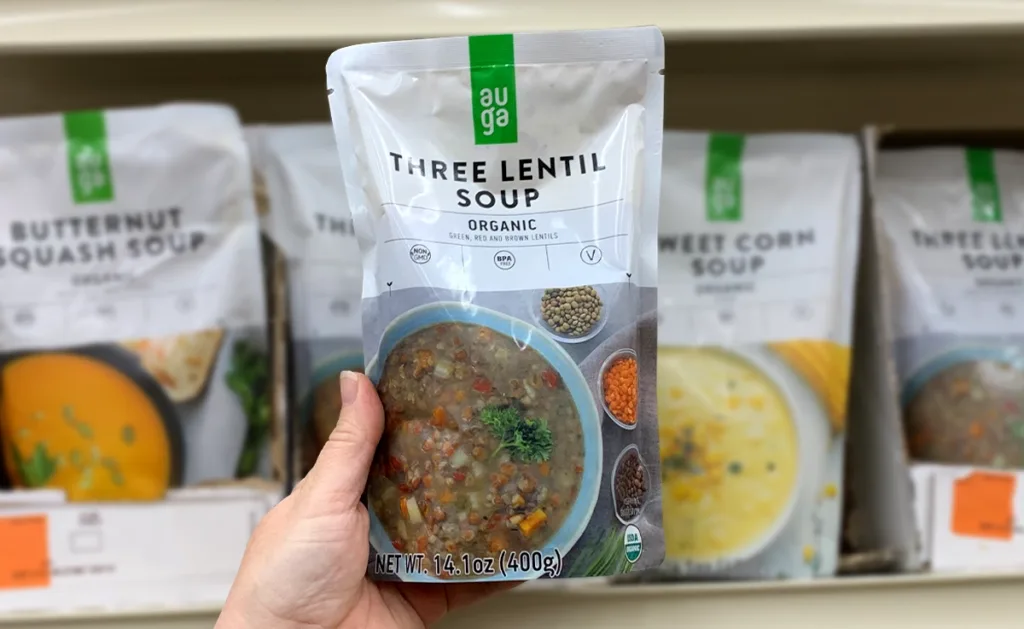 Auga Organic Soups at Ocean State Job Lot