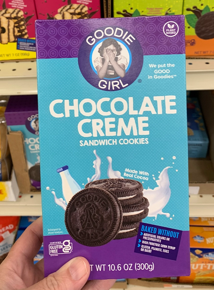 Goodie Girl Chocolate Creme cookies