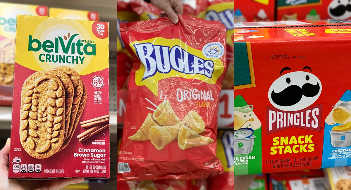 Belvita, Bugles, and Pringles at Ocean State Job Lot