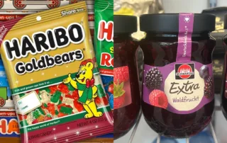Holiday Haribo Gummies and Schwartau Preserves at Ocean State Job Lot
