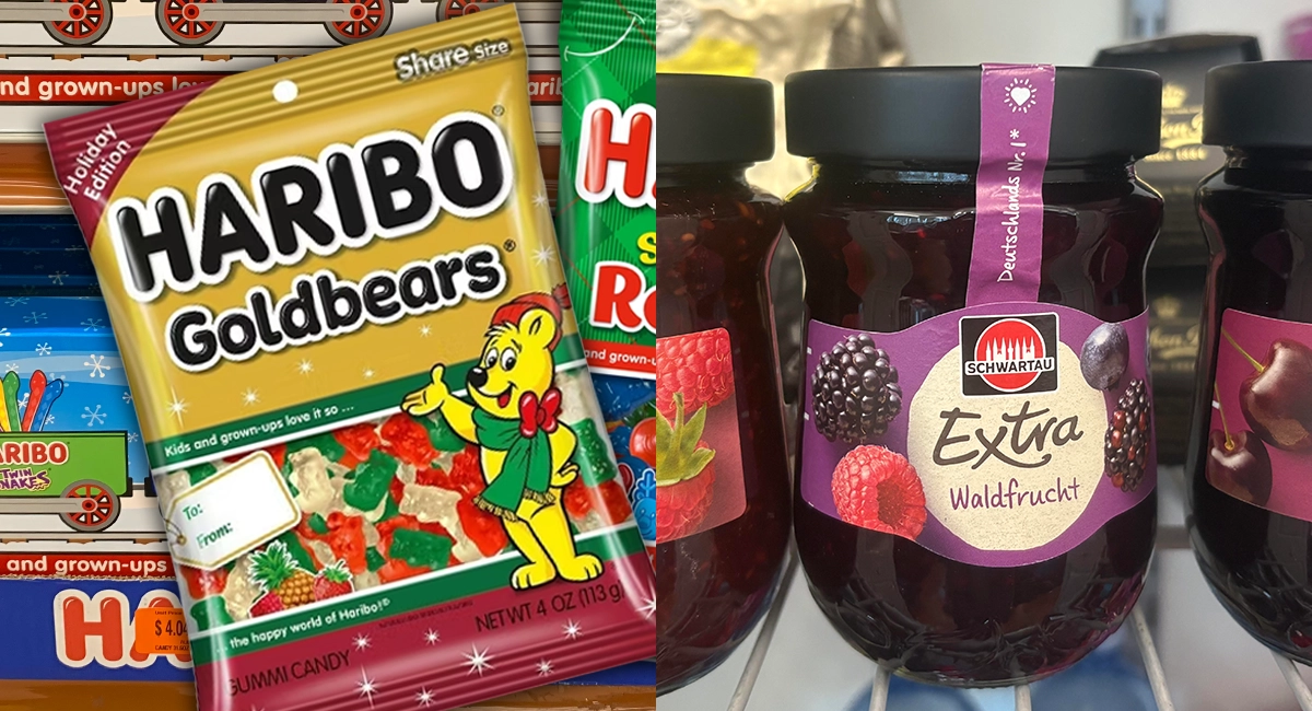 Holiday Haribo Gummies and Schwartau Preserves at Ocean State Job Lot