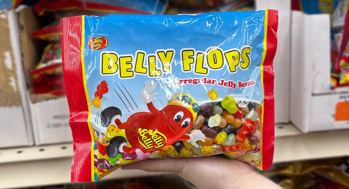 A bag of Jelly Belly Belly Flops at Ocean State Job Lot
