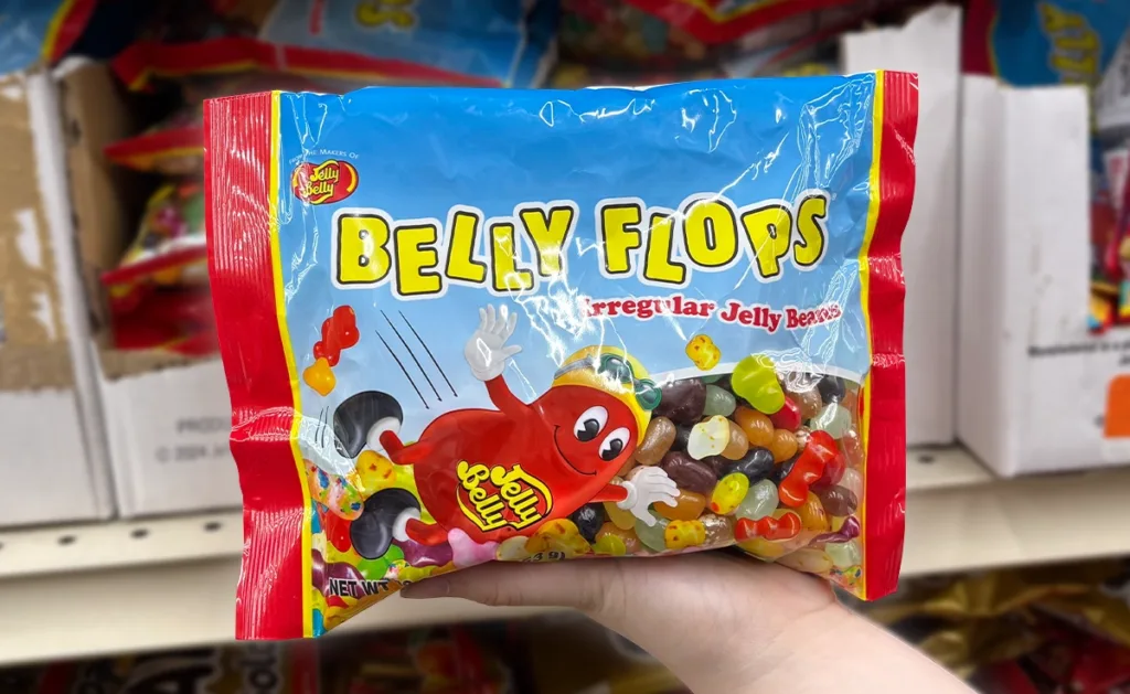 A bag of Jelly Belly Belly Flops at Ocean State Job Lot