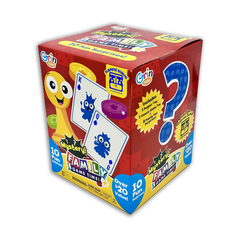Family Game Night Mystery Toy Box