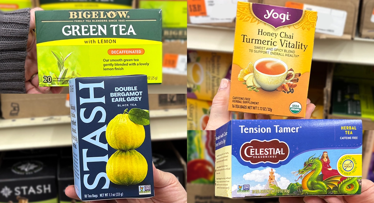 A selection of teas found at Ocean State Job Lot stores