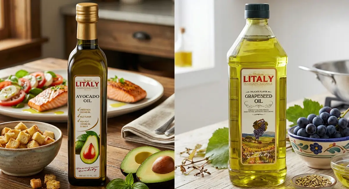Litaly brand Avocado Oil and Grapeseed Oil in Ocean State Job Lot stores
