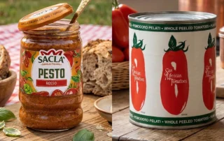 Saclà Sundried Tomato Pesto and SMT Tomatoes in Ocean State Job Lot stores
