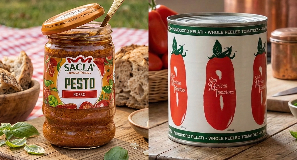 Saclà Sundried Tomato Pesto and SMT Tomatoes in Ocean State Job Lot stores