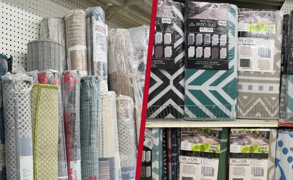 Rugs sold at Ocean State Job Lot