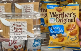 That Fudge Place and Werther’s Caramels in Ocean State Job Lot stores