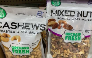 Hines brand cashews and mixed nuts at Ocean State Job Lot stores
