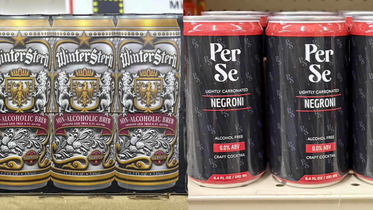 Non-Alcoholic Drinks, Per Se, and WinterStern at Ocean State Job Lot.
