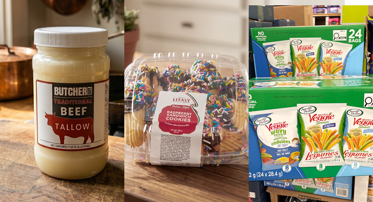 Butcher Boy Beef Tallow, Litaly Italian Style Cookies, Sensible Portions Garden Veggie Snacks at Ocean State Job Lot stores
