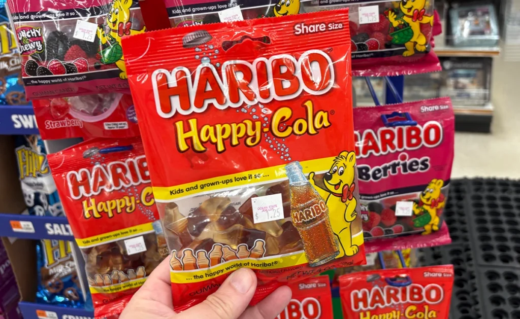 Haribo Gummies candies at Ocean State Job Lot stores.