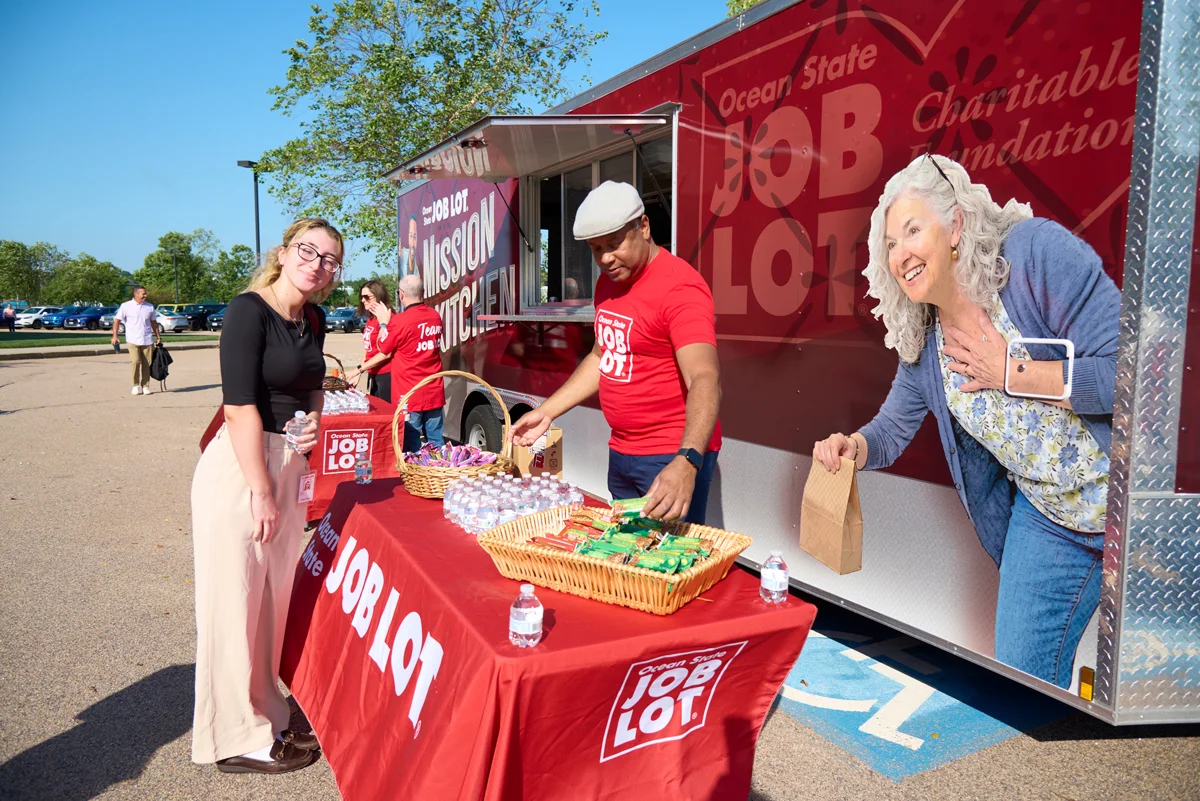 The Ocean State Job Lot Charitable Foundation’s Mission Kitchen debuts at the company’s headquarters in North Kingstown, RI.