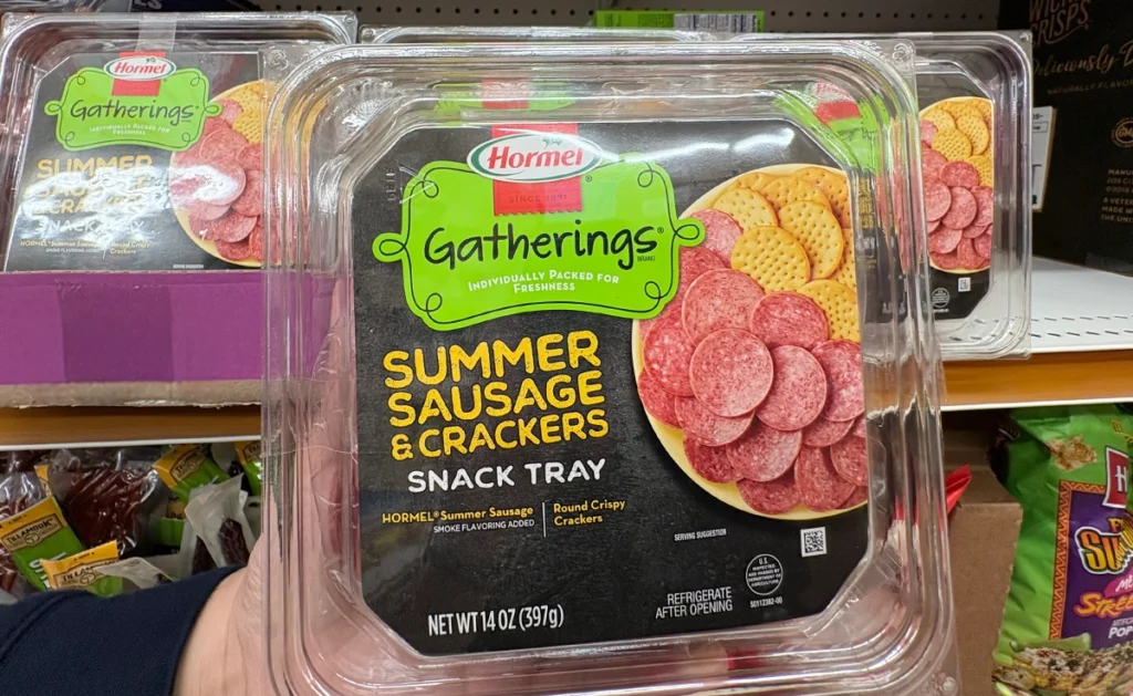 Hormel Gatherings Pepperoni and Salami Tray at Ocean State Job Lot