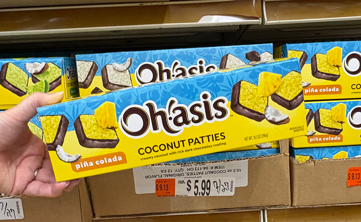 Oh!asis Coconut Patties at Ocean State Job Lot stores