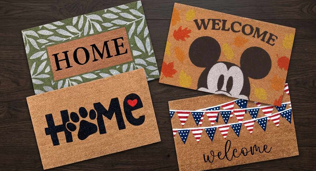 Coir mats sold at Ocean State Job Lot stores.